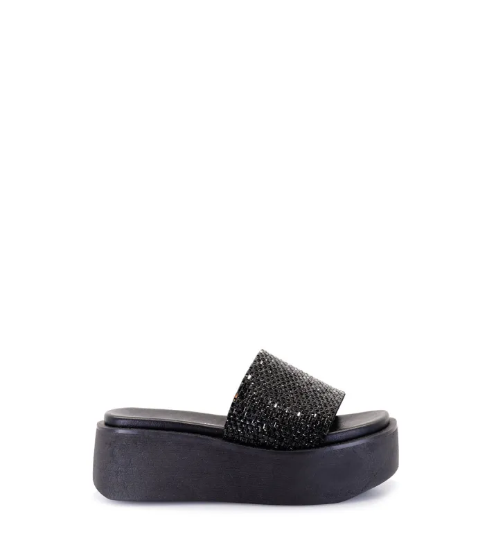 Chic Black Platform Sandals Nohe sold by Folklore Shop