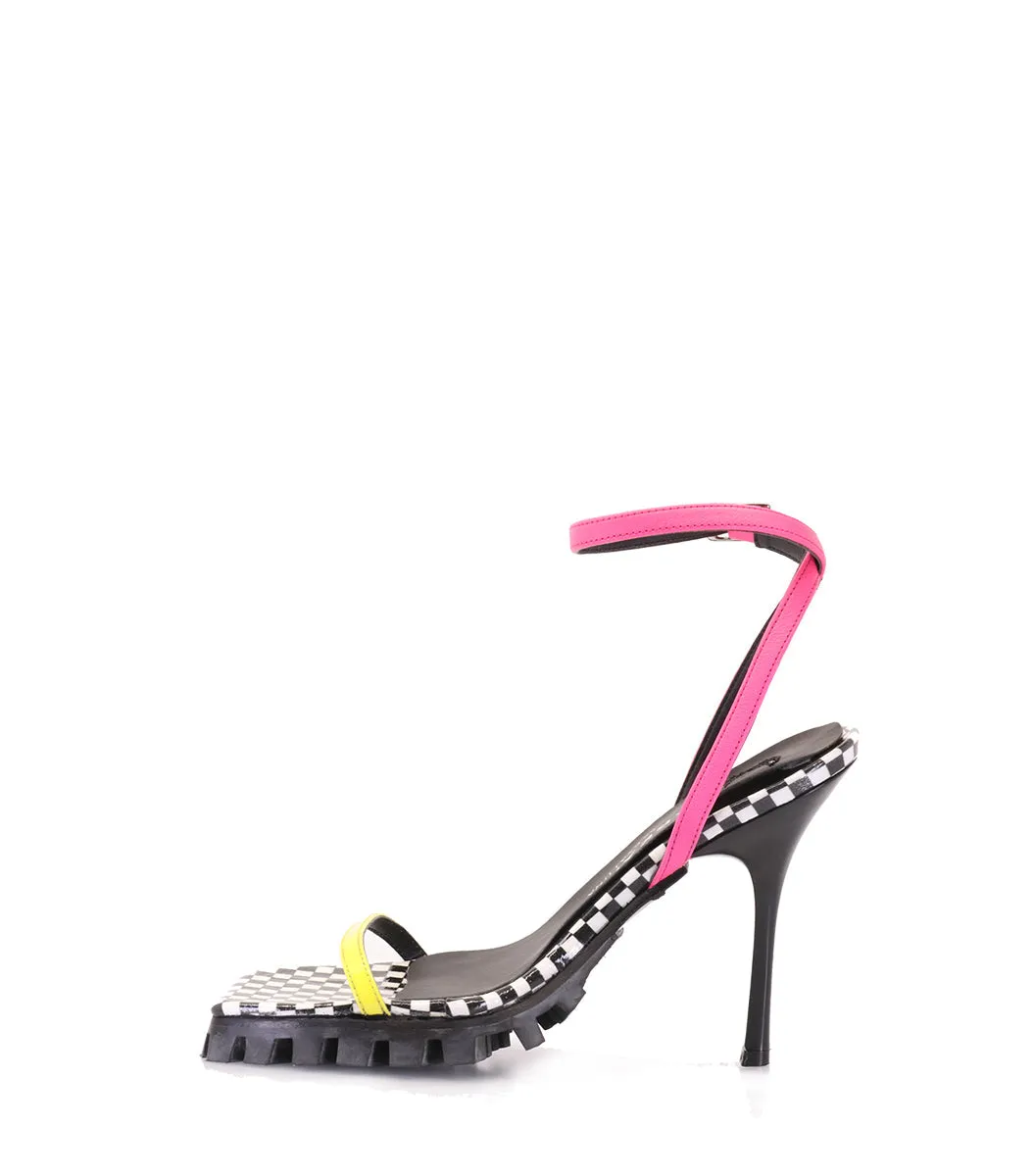 Vibrant Eco-Friendly Heel Sandals Fresh sold by Folklore Shop product image thumbnail 4