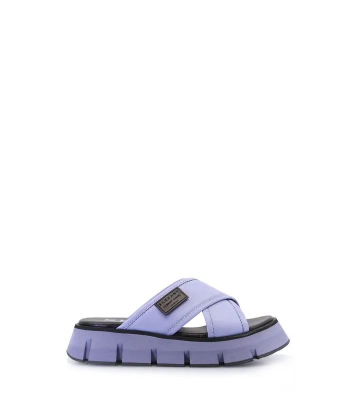 Stylish Violet Cross-Strap Sandals Drake sold by Folklore Shop
