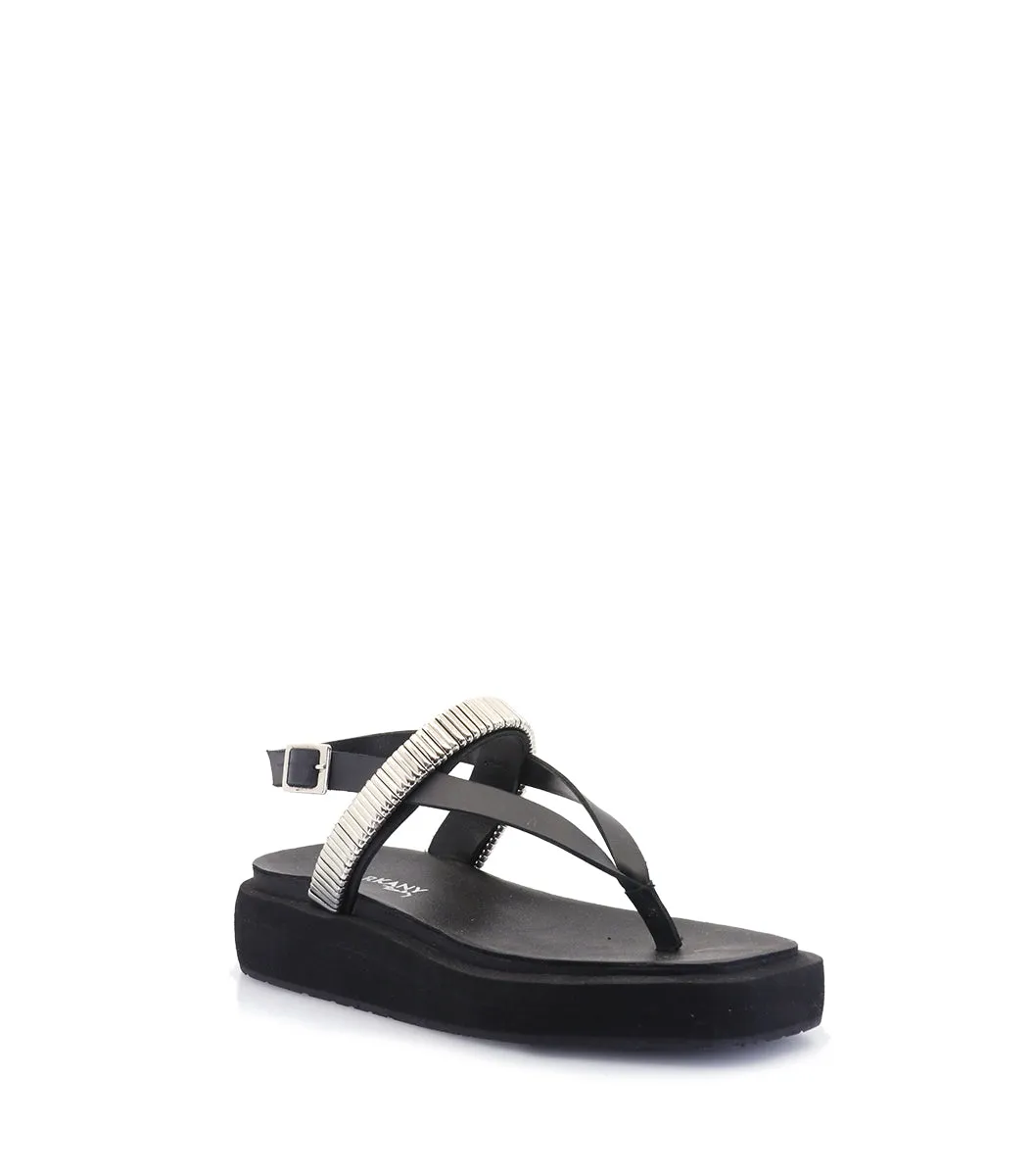 Stylish Eco-Friendly Black Platform Sandals Tury sold by Folklore Shop product image thumbnail 3