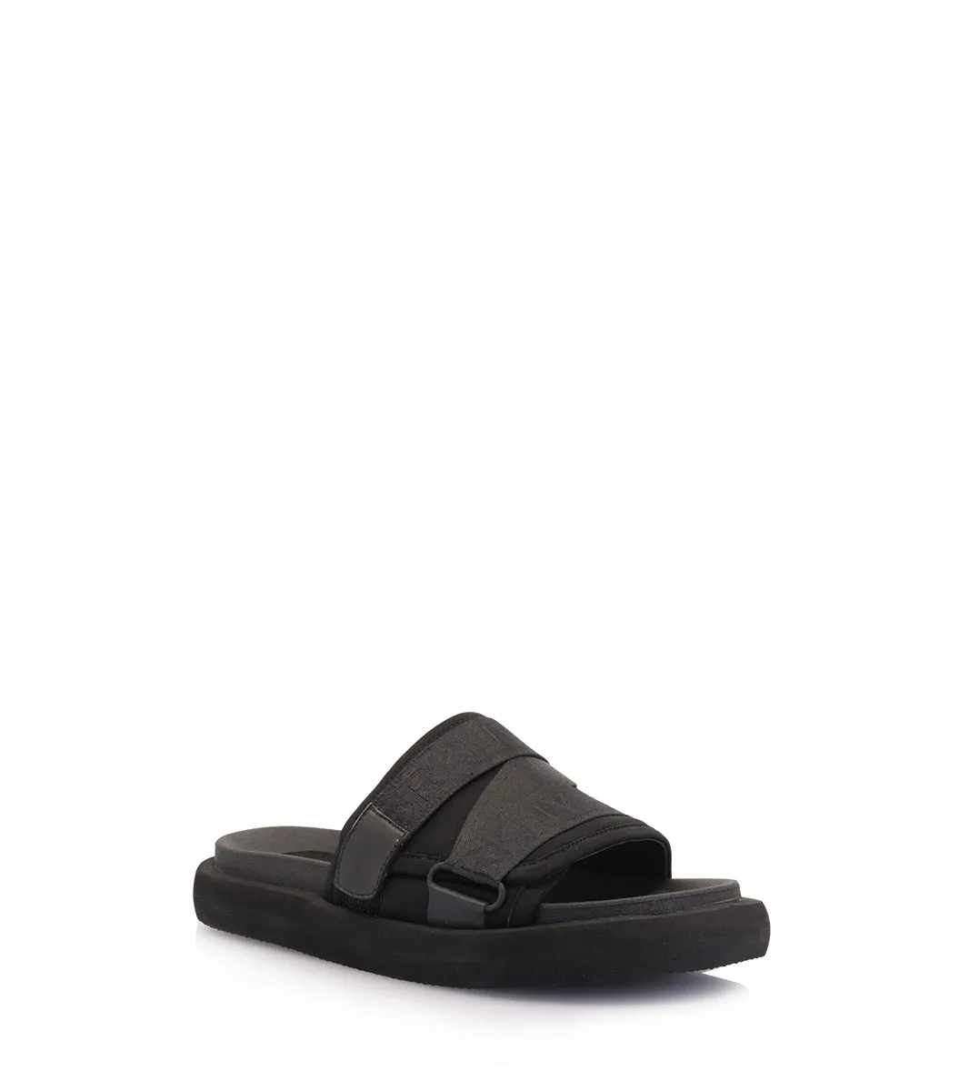 Sporty Eco-Friendly Black Slides Alu sold by Folklore Shop product image thumbnail 3