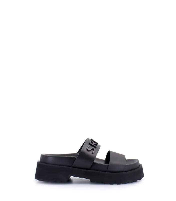 Eco-Friendly Black Platform Sandals Bril sold by Folklore Shop