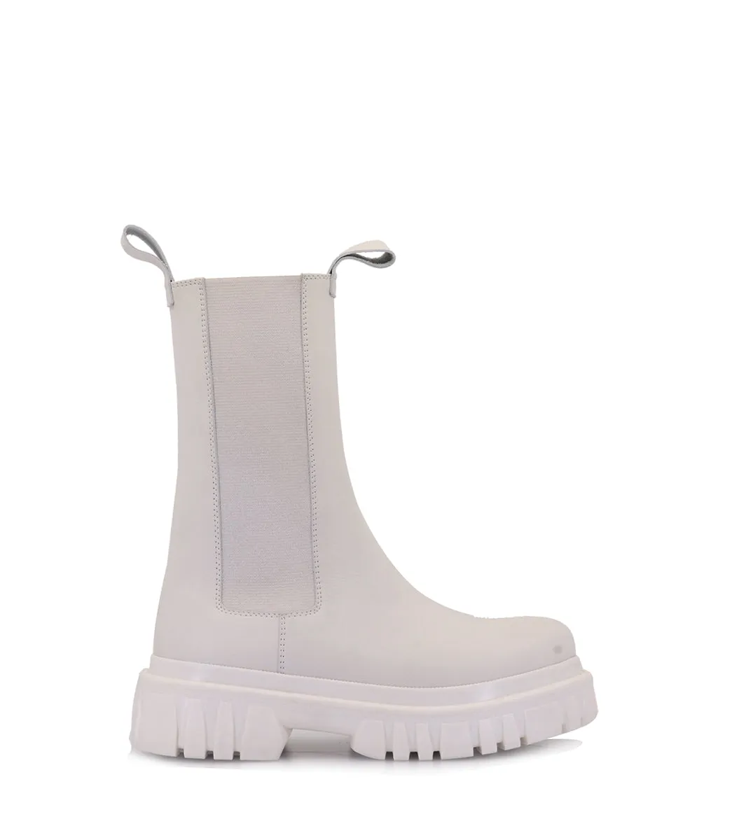 Chic White Chelsea Booties Paran sold by Folklore Shop