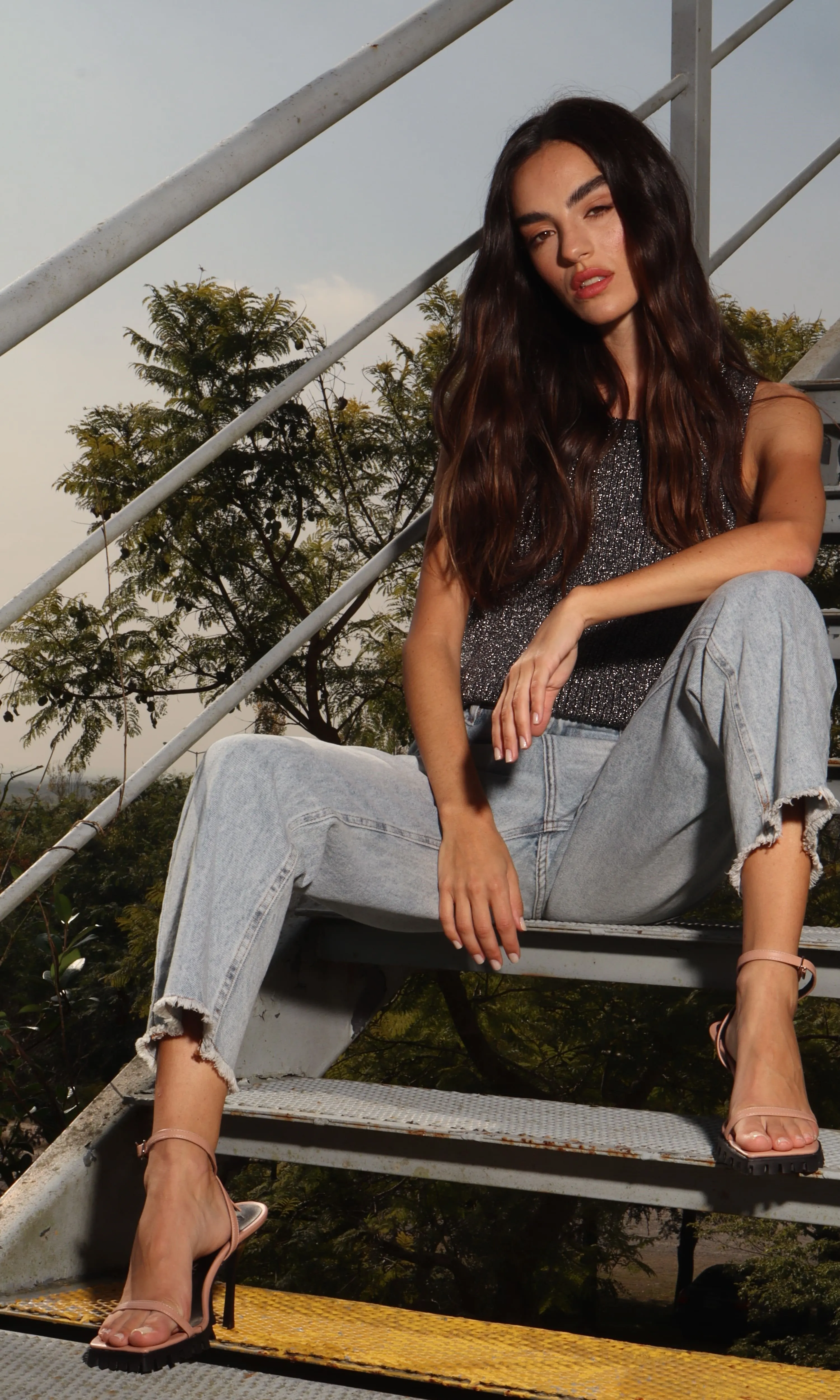 Mauve Eco-Friendly Heeled Sandals Fresh sold by Folklore Shop product image thumbnail 5