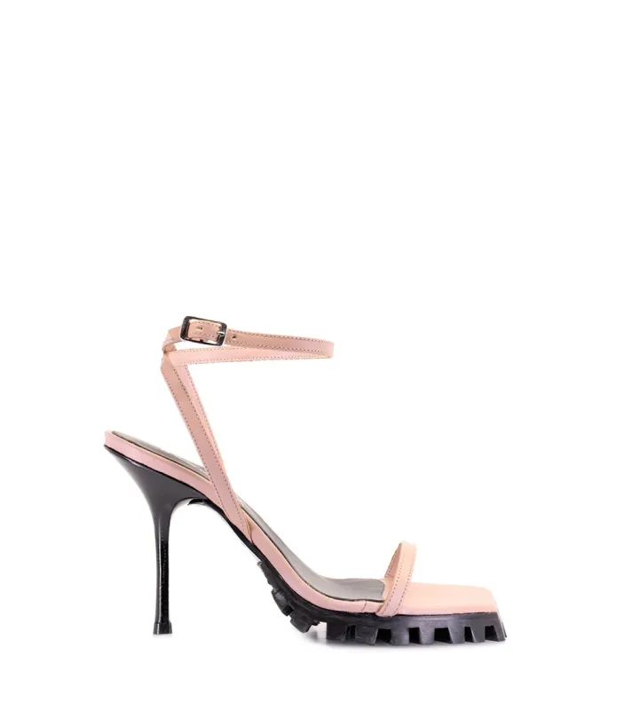 Mauve Eco-Friendly Heeled Sandals Fresh sold by Folklore Shop