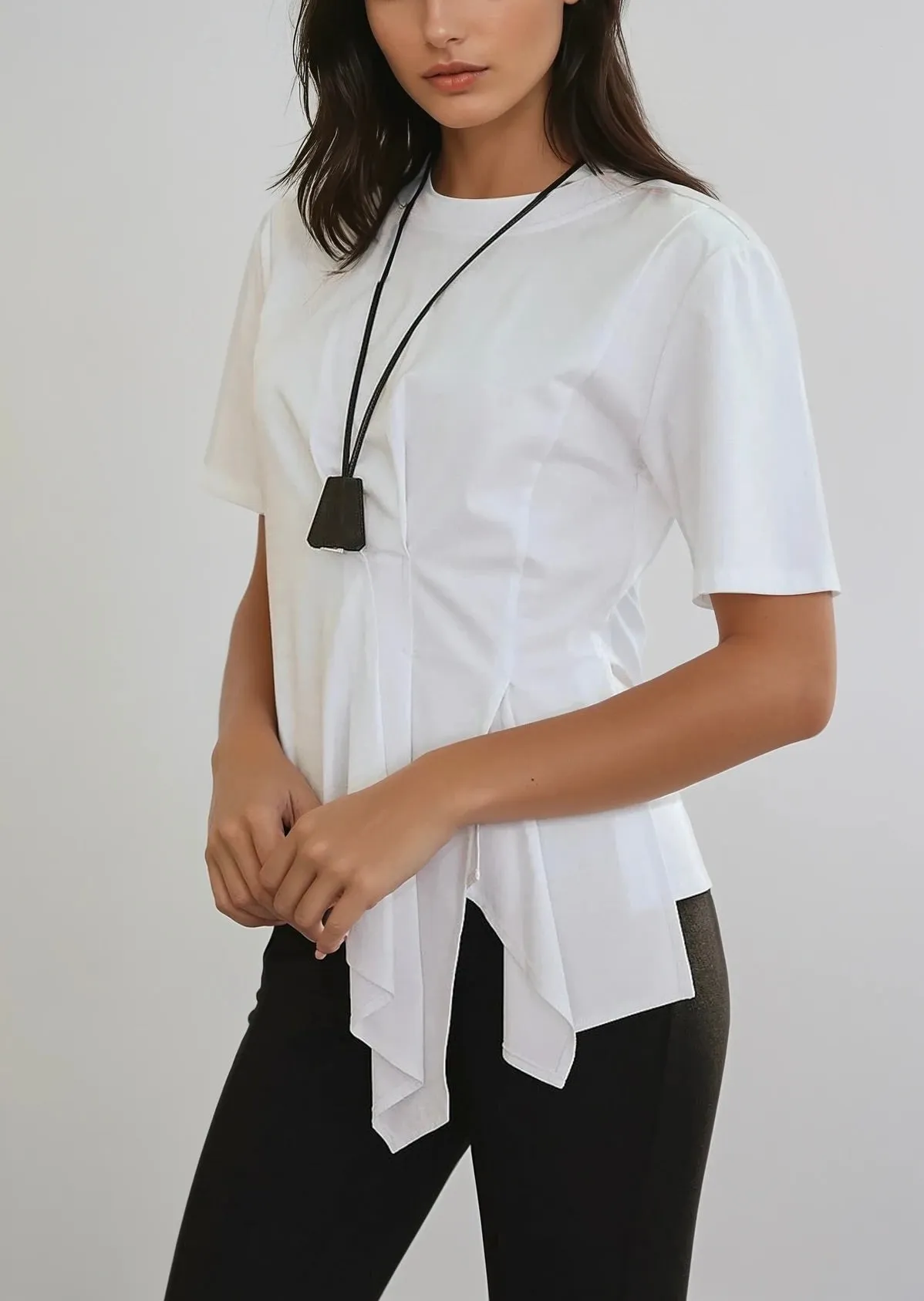 Élise Asymmetric Drape Top sold by Folklore Shop product image thumbnail 4