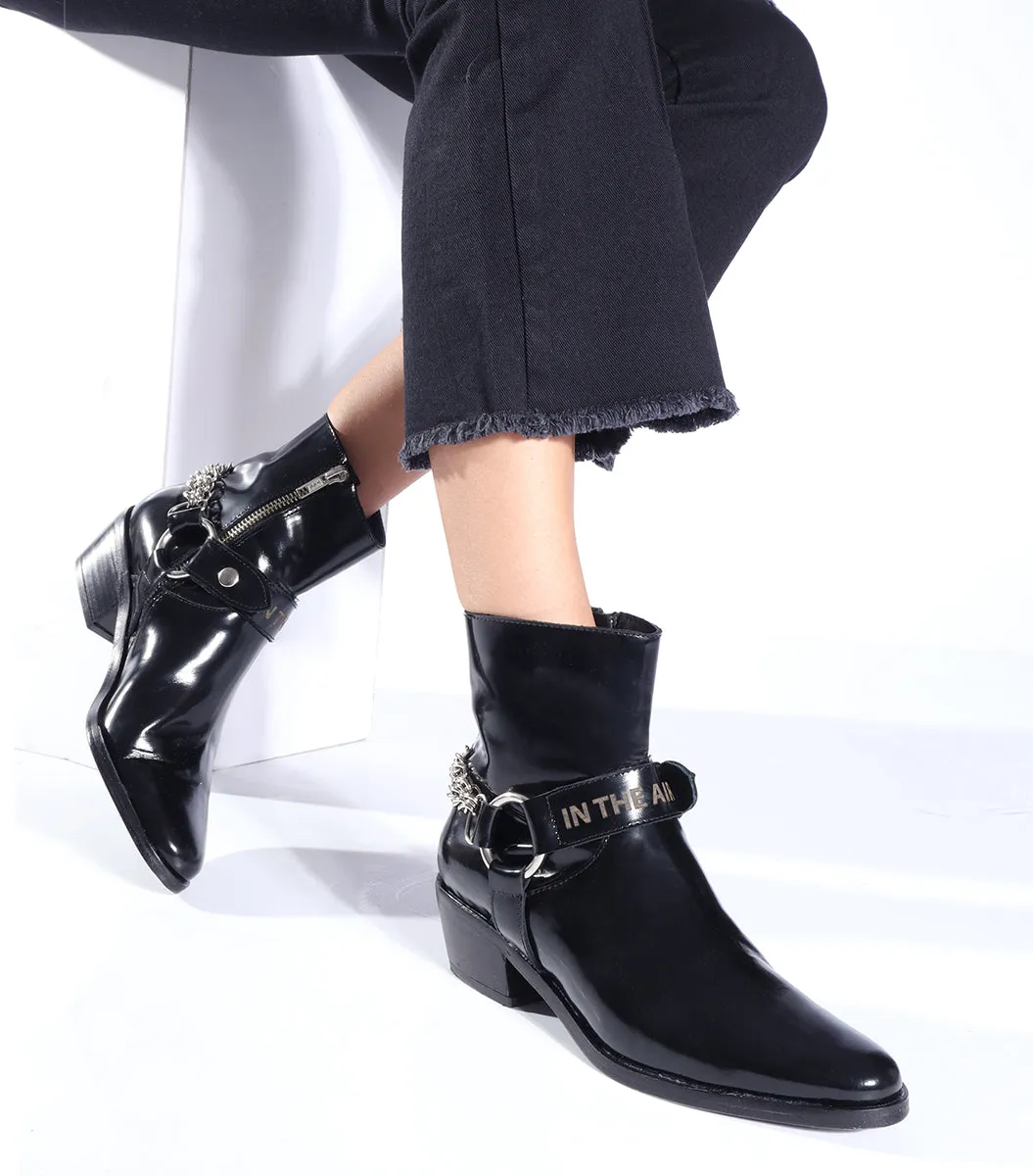 FINI BLACK BOOTIES sold by Folklore Shop product image thumbnail 2