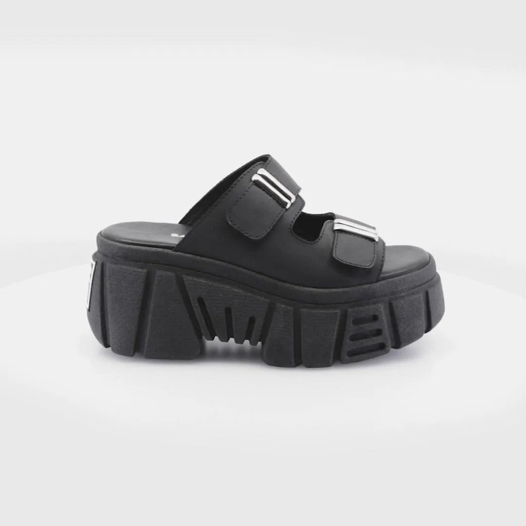 Dreya Chic Black Platform Sandals sold by Folklore Shop product image thumbnail 4