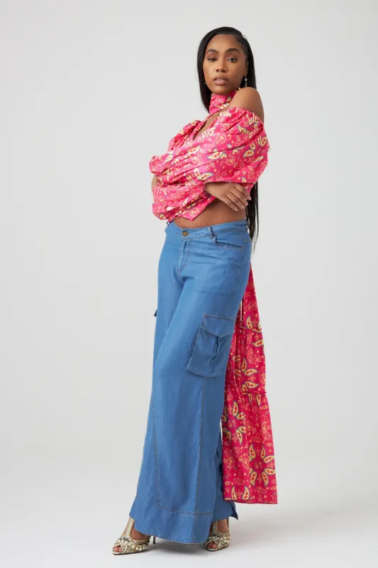 Persephone Wrap Top sold by Folklore Shop