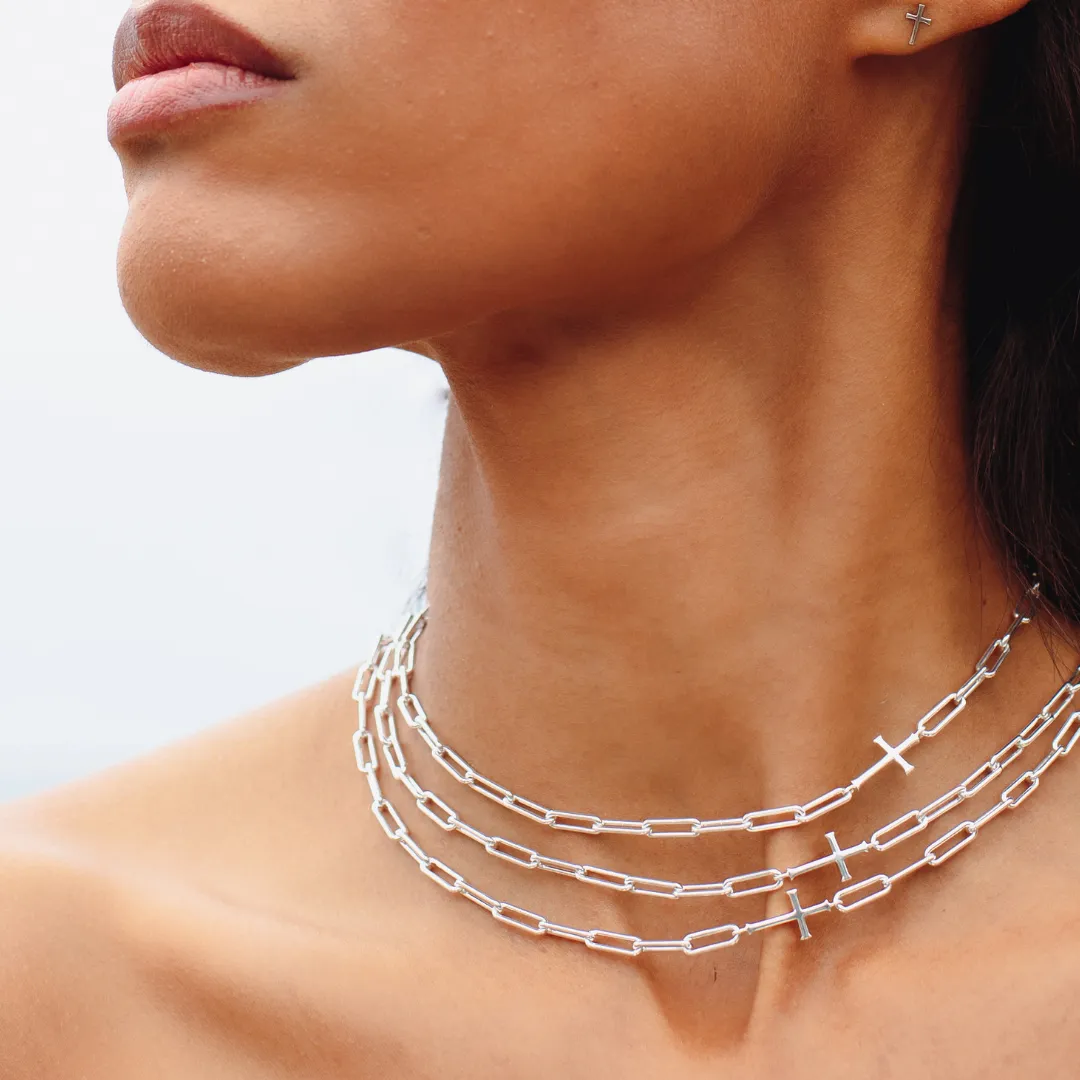 Chain Breaker Cross Necklace sold by Folklore Shop product image thumbnail 5