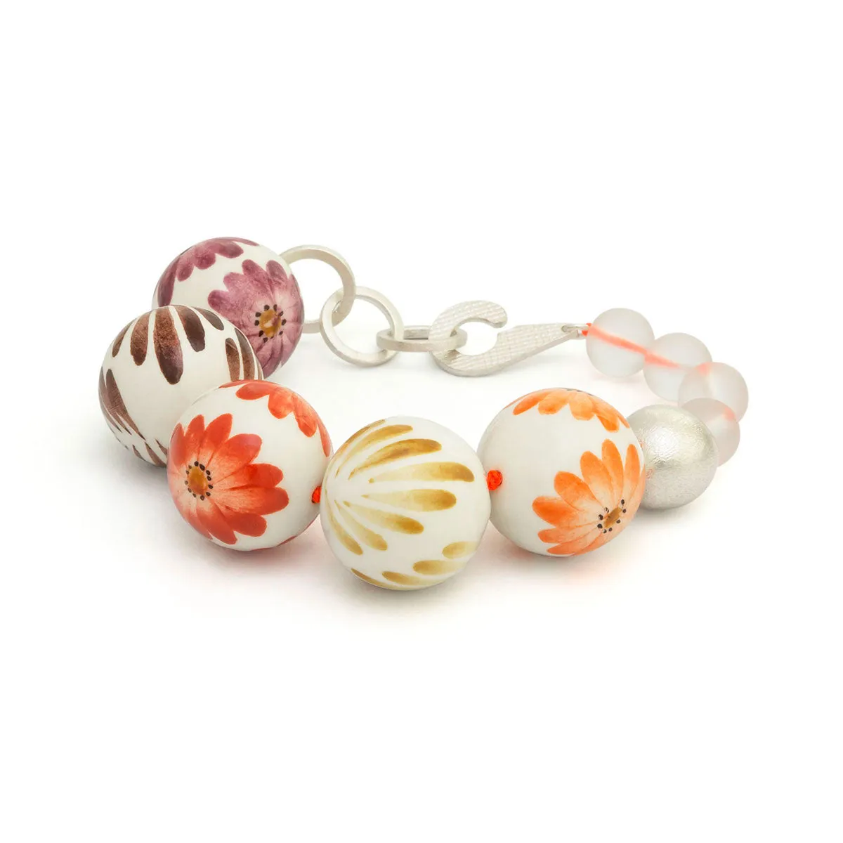 CARMEN Artisan Ceramic & Crystal Bracelet sold by Folklore Shop