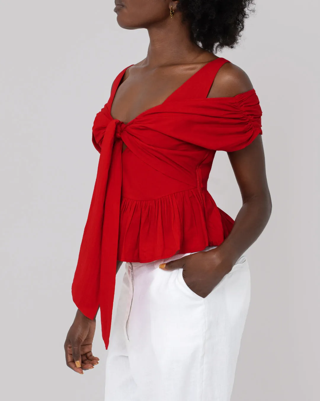 Usha Peplum Top sold by Folklore Shop product image thumbnail 5