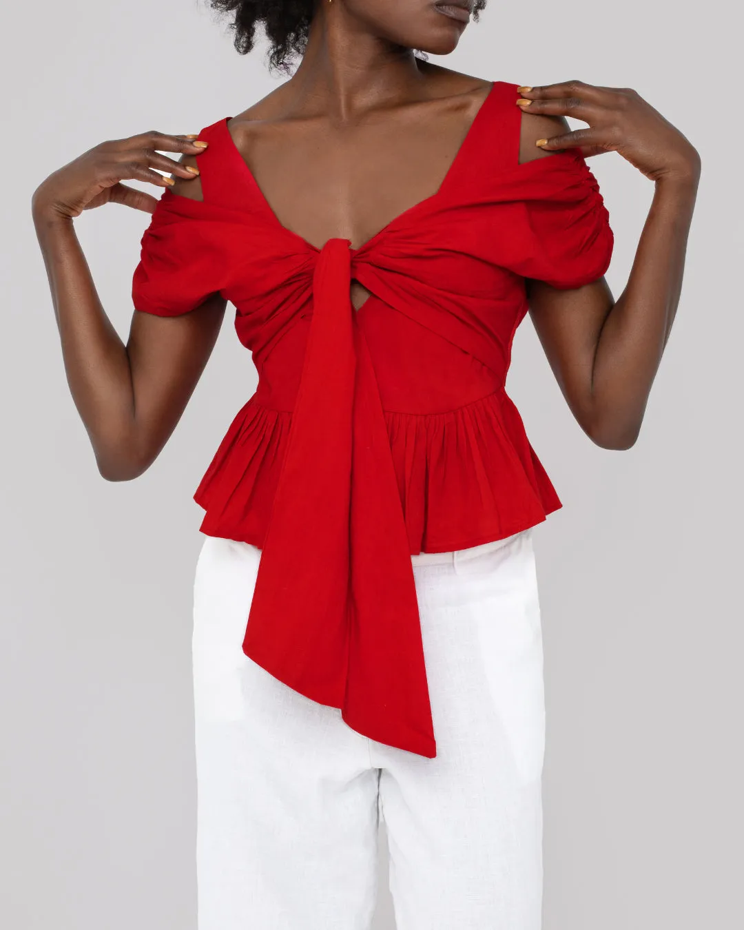 Usha Peplum Top sold by Folklore Shop