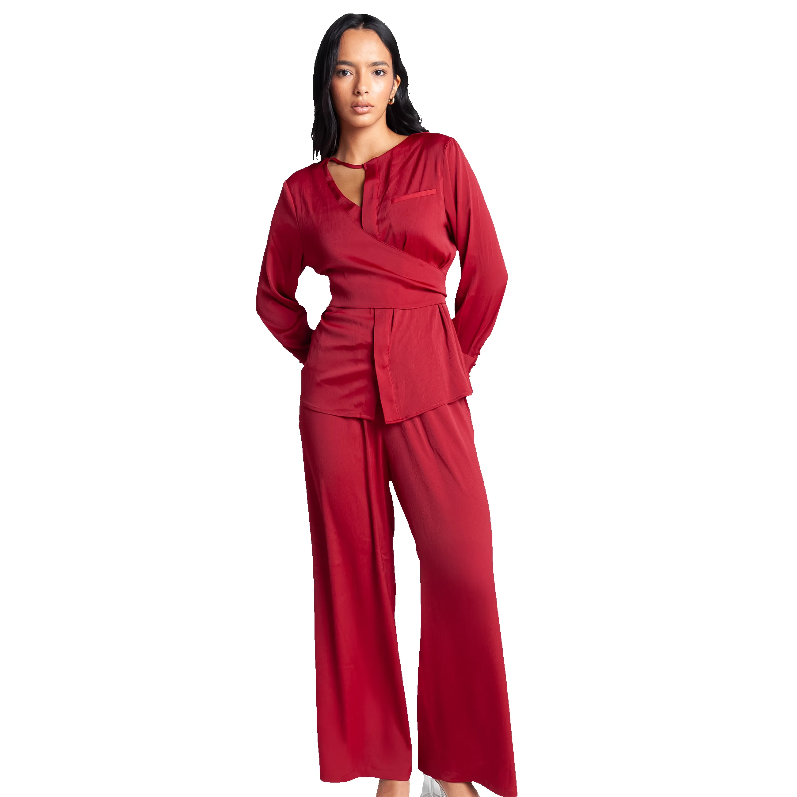 Long Sleeve Wrap Top sold by Folklore Shop product image thumbnail 4