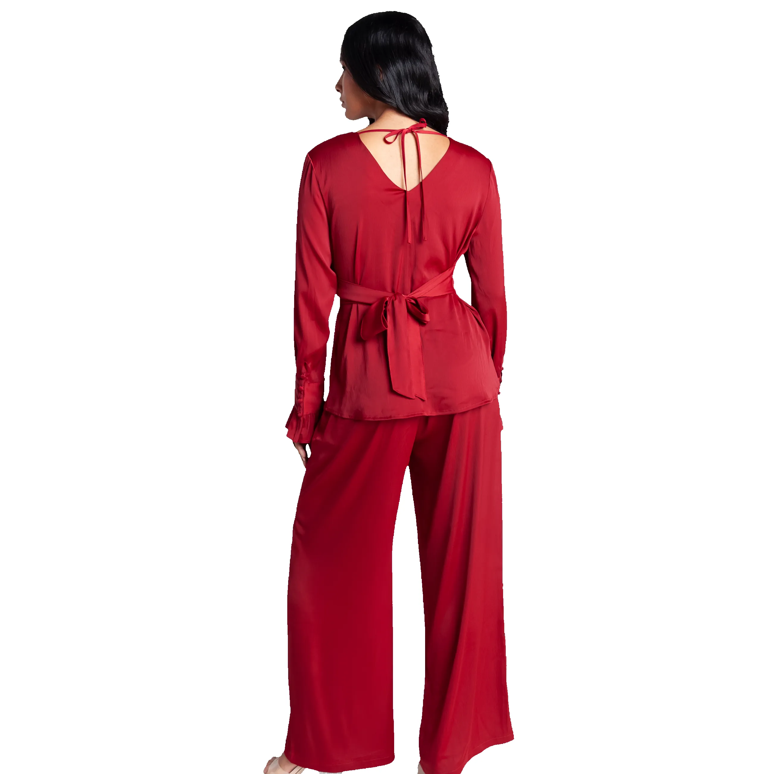 Long Sleeve Wrap Top sold by Folklore Shop product image thumbnail 5