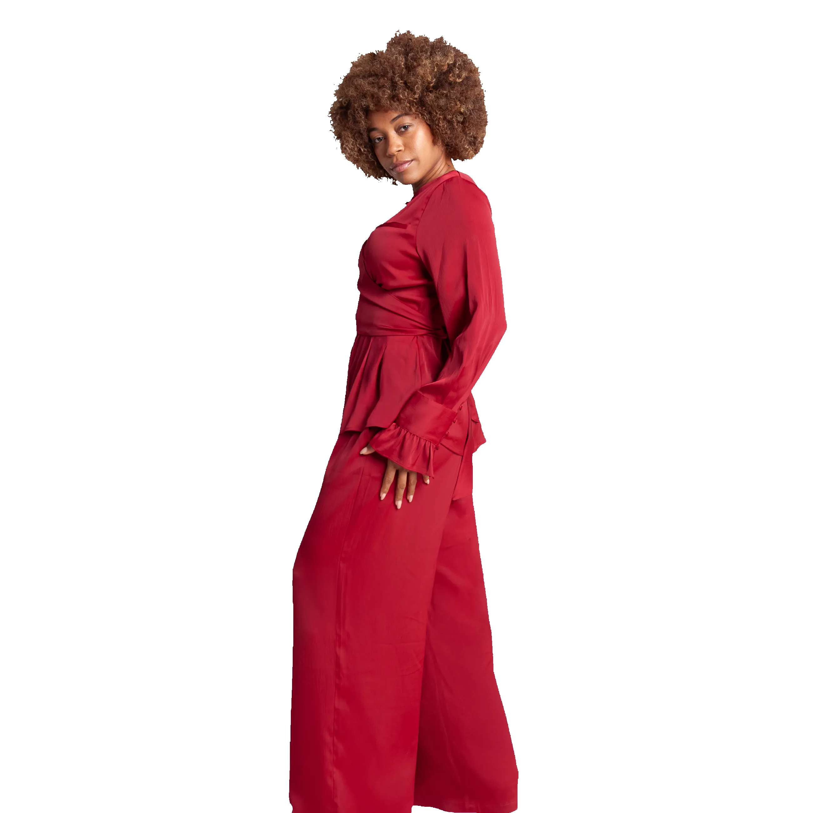 Long Sleeve Wrap Top sold by Folklore Shop product image thumbnail 3