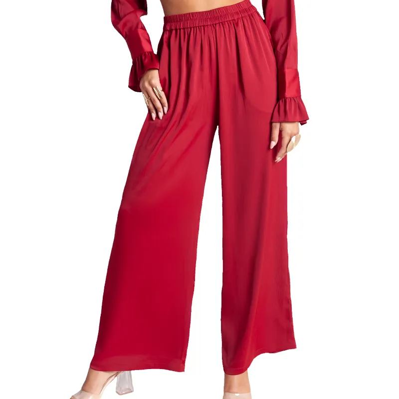 High Waisted Wide Leg Pants sold by Folklore Shop