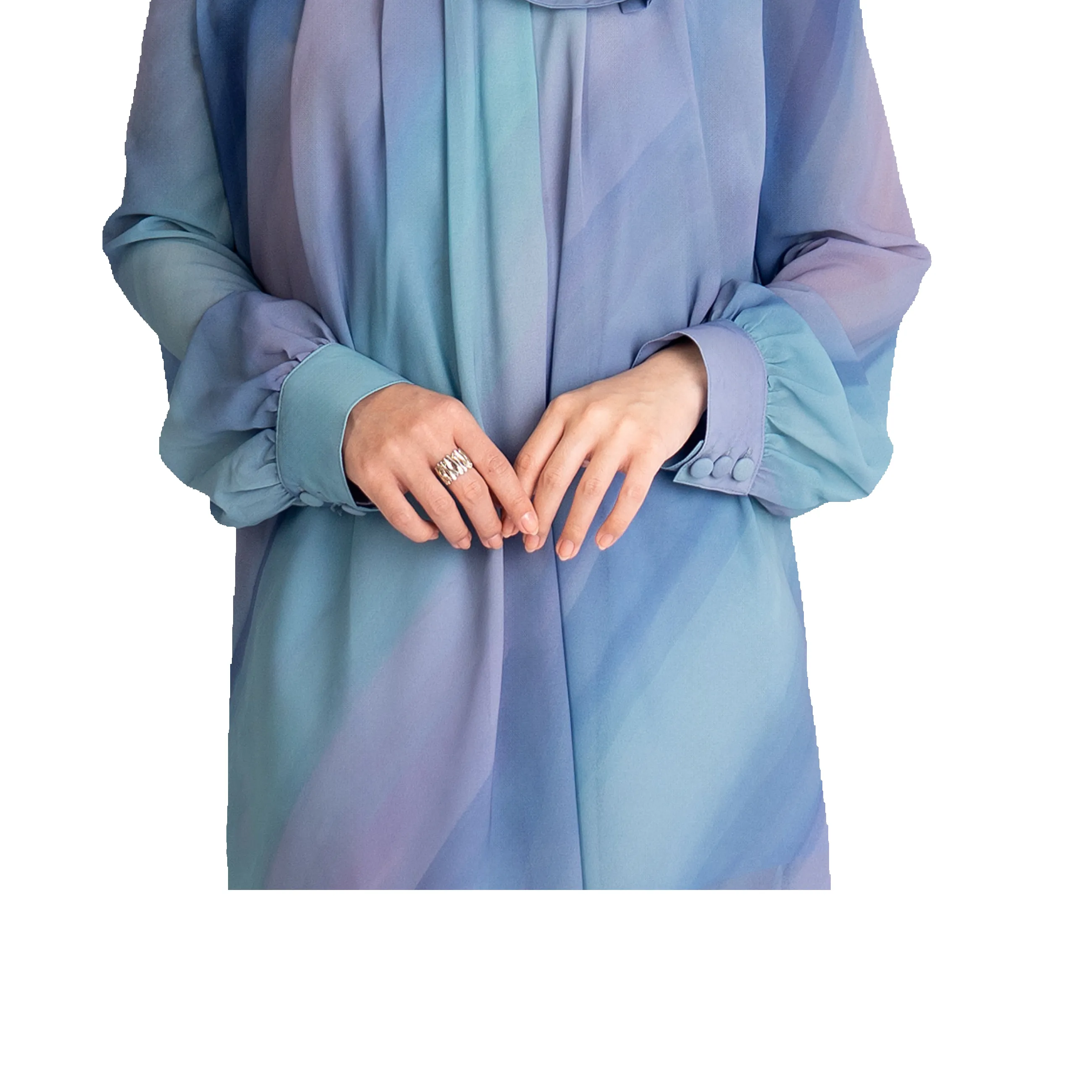 Bow Tie Printed Mini Dress sold by Folklore Shop product image thumbnail 5