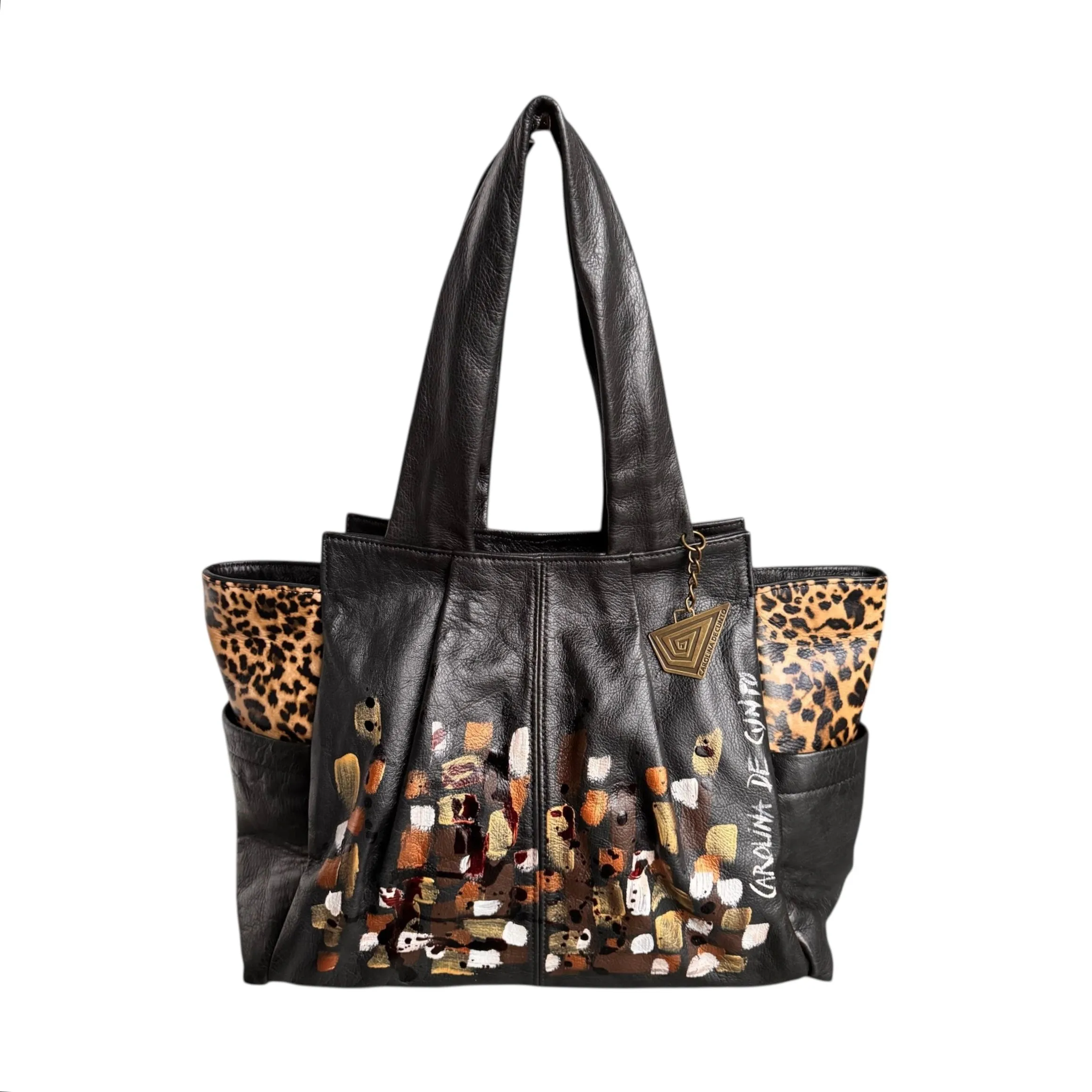 Irena Leather Handbag sold by Folklore Shop