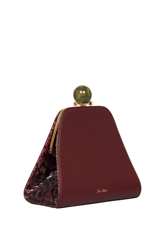 Josephine - Ball Frame Calfskin Leather Bag sold by Folklore Shop