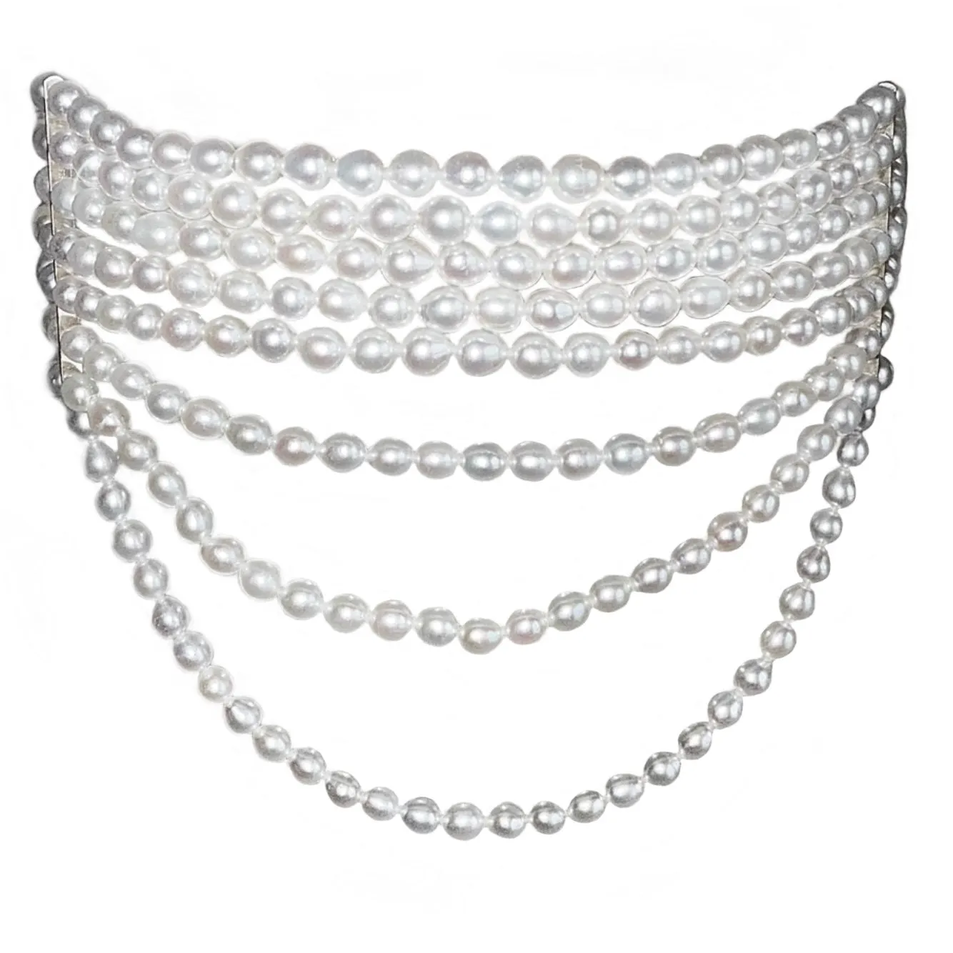 THE ‘’VICTORIA’’ PEARL CHOKER NECKLACE sold by Folklore Shop
