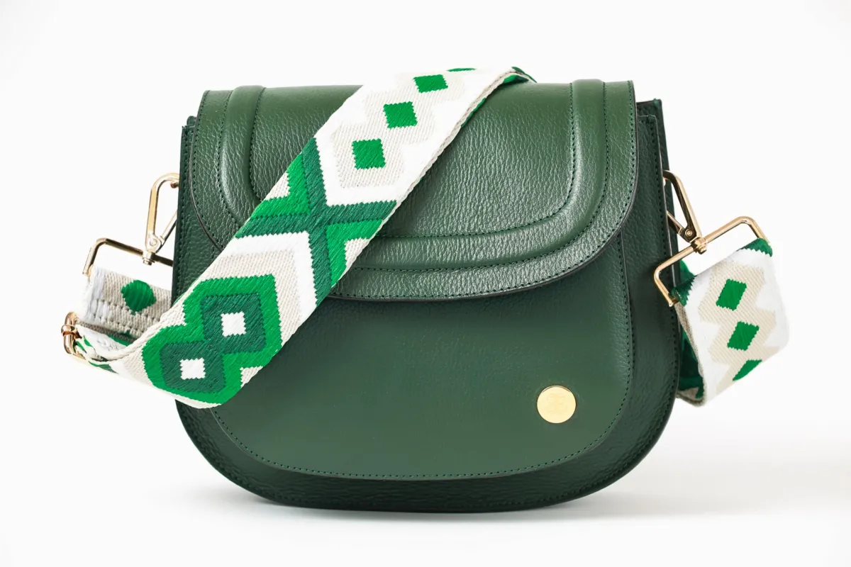 Monica Bag -Olive Green sold by Folklore Shop