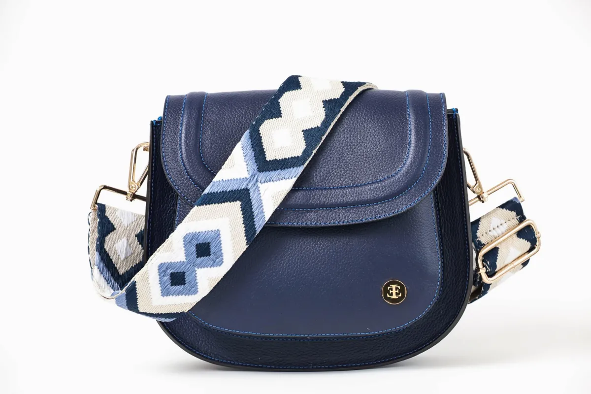 Monica Bag - Navy Blue sold by Folklore Shop