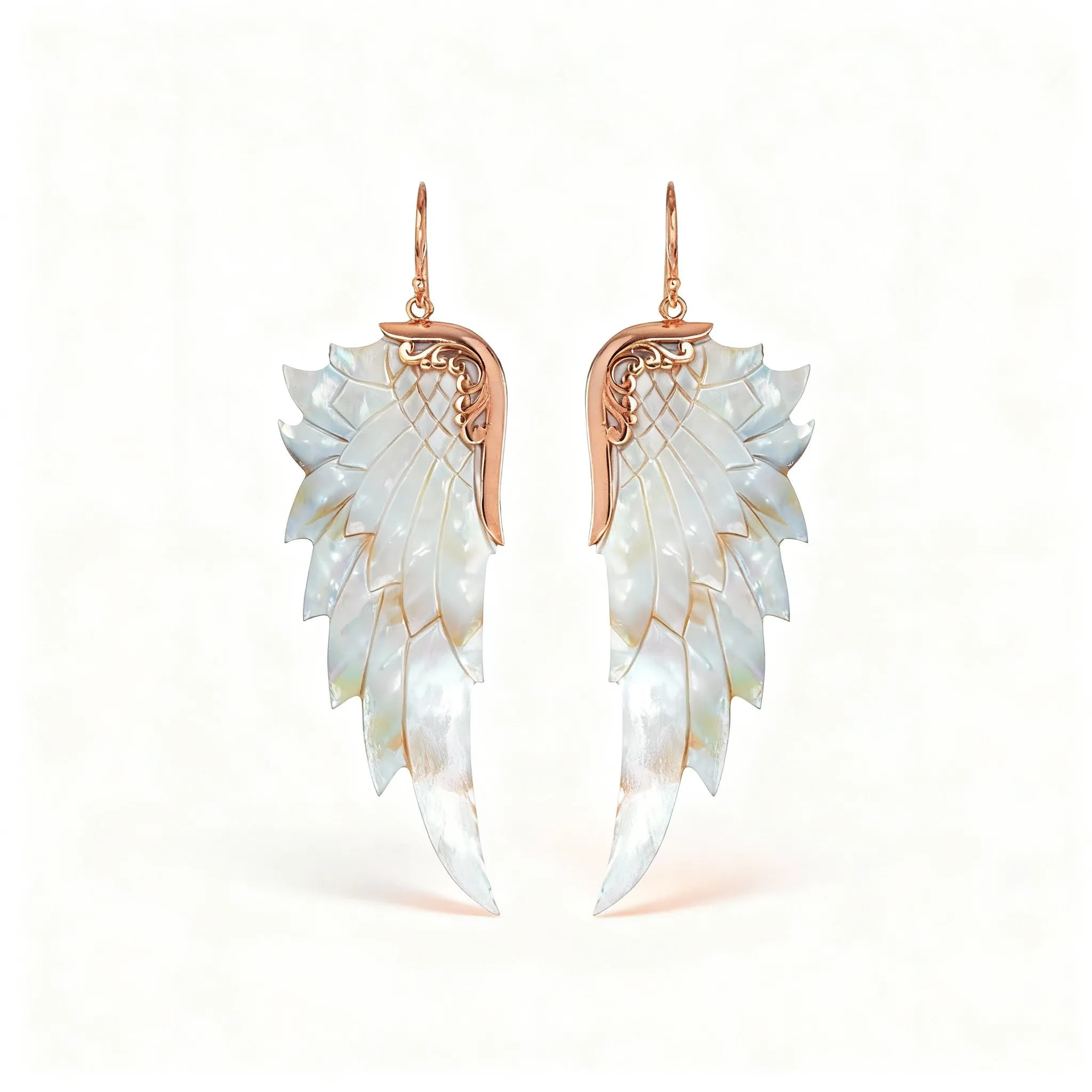 Opal Wonder Earrings (Large, Rose Gold) sold by Folklore Shop