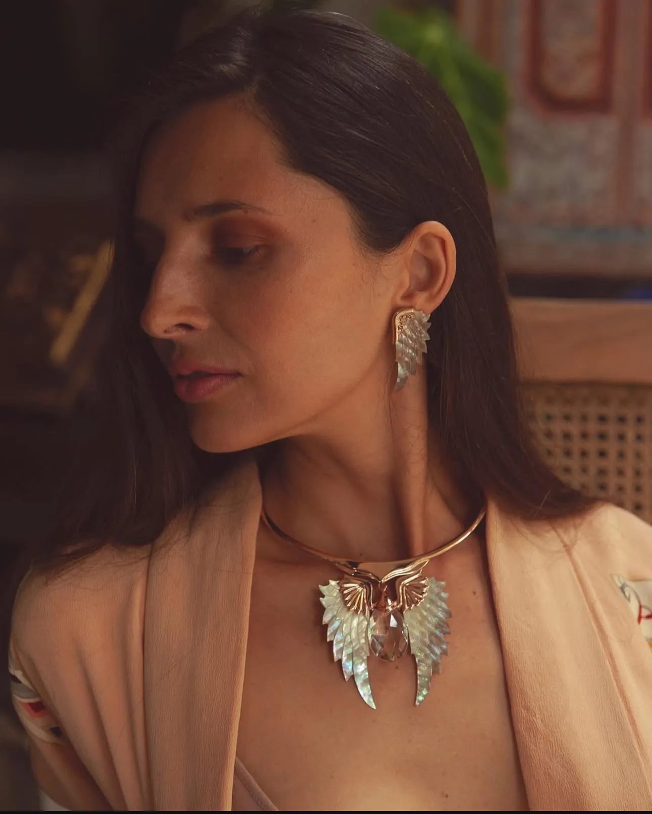 Pegasus Choker (Large, Rose Gold) sold by Folklore Shop product image thumbnail 2