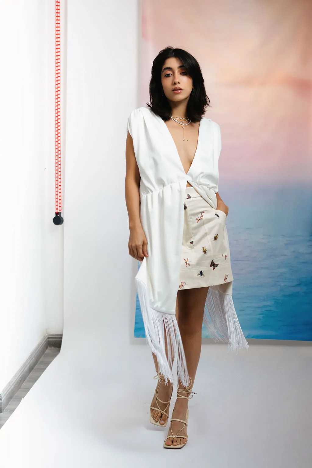 Camille Fringe top sold by Folklore Shop