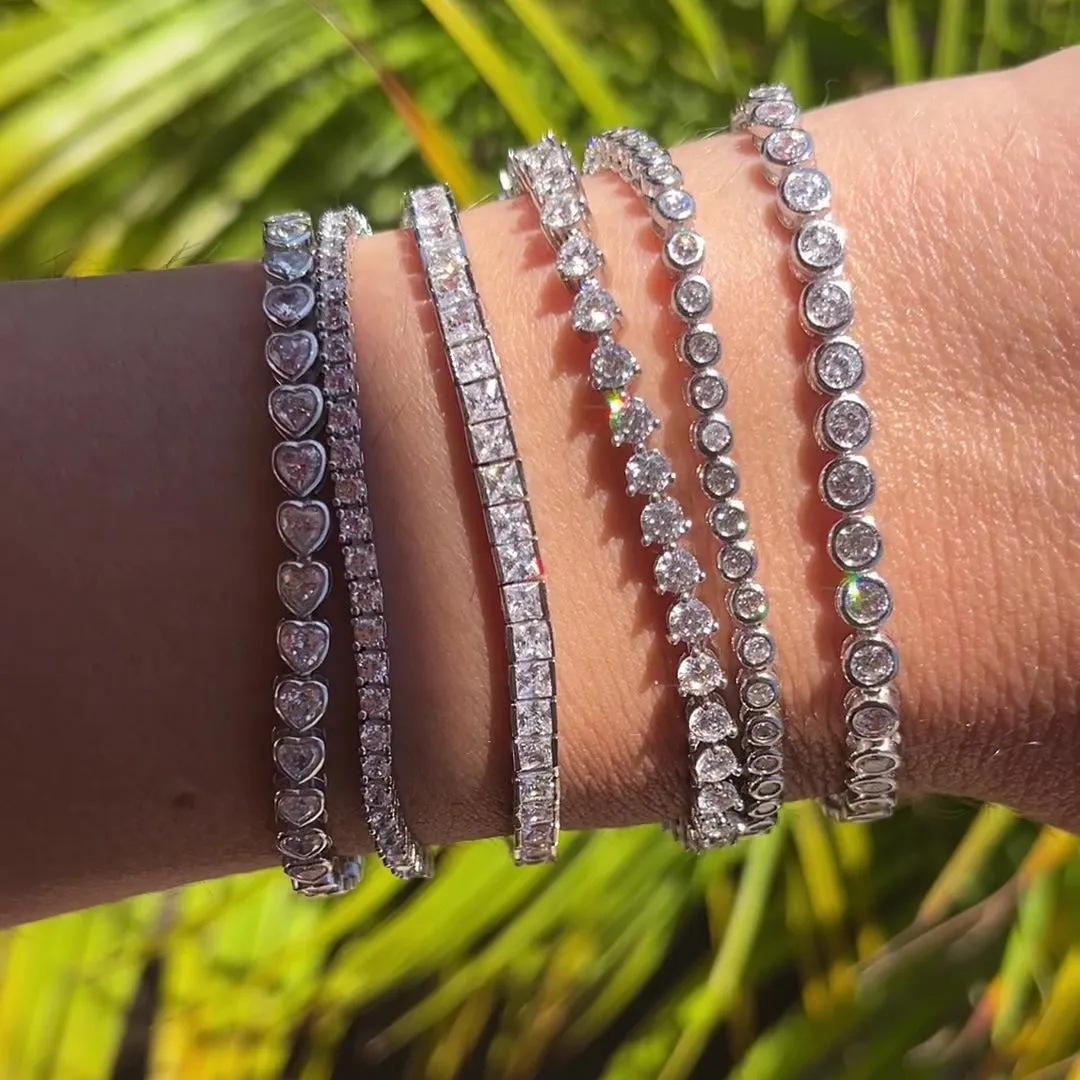 THE “POPPY” 2MM BEZEL TENNIS BRACELET sold by Folklore Shop product image thumbnail 2