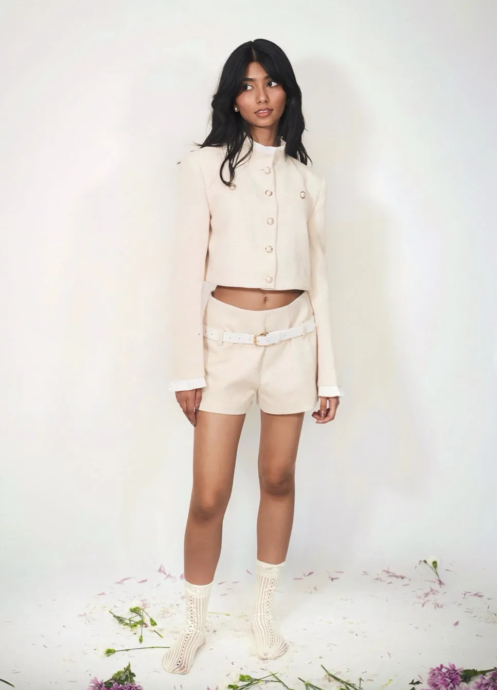 Lily Tweed Shorts sold by Folklore Shop