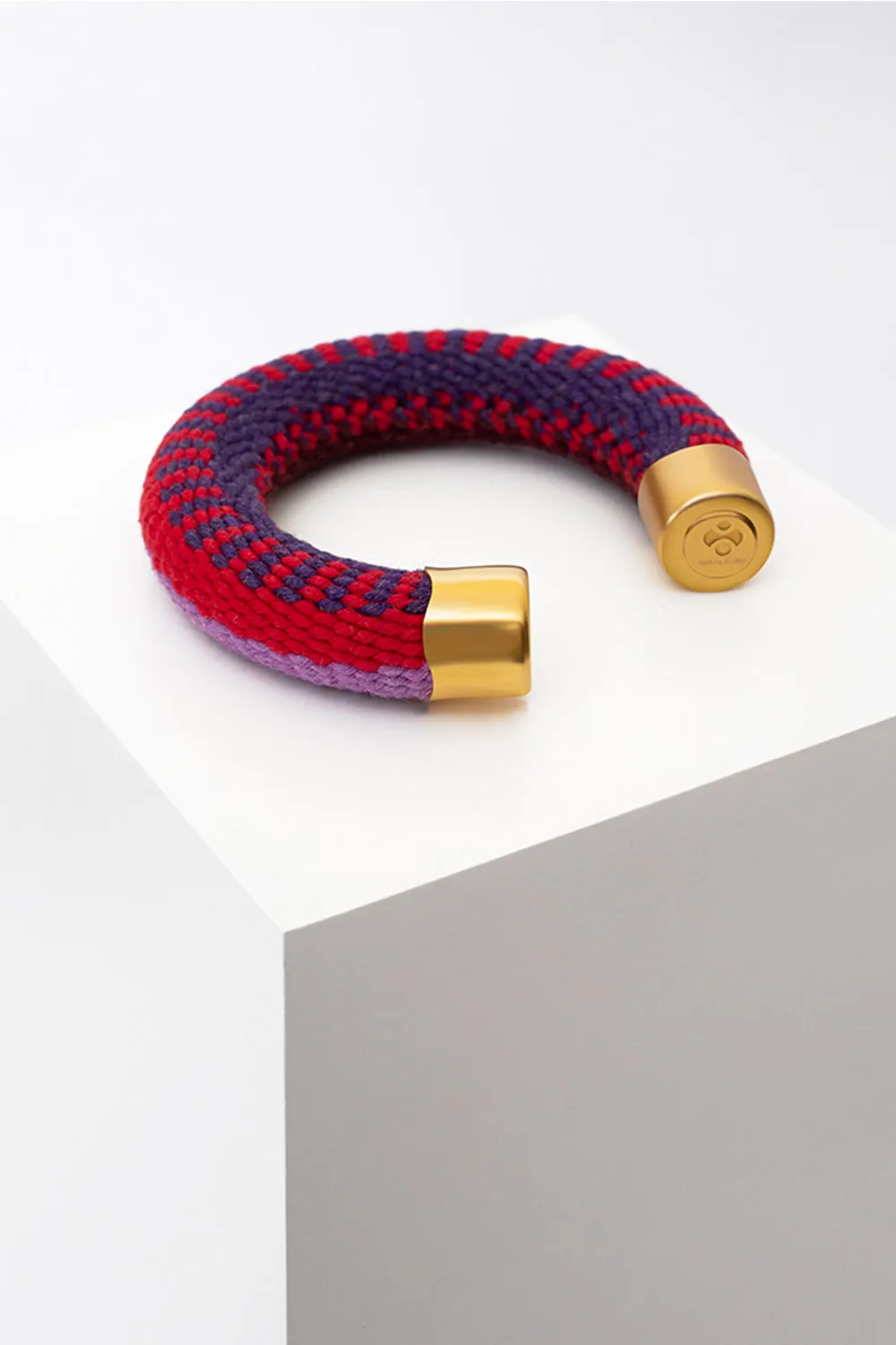 Thick Artisan Round Bracelet - Luxury Textured Statement Piece sold by Folklore Shop product image thumbnail 4