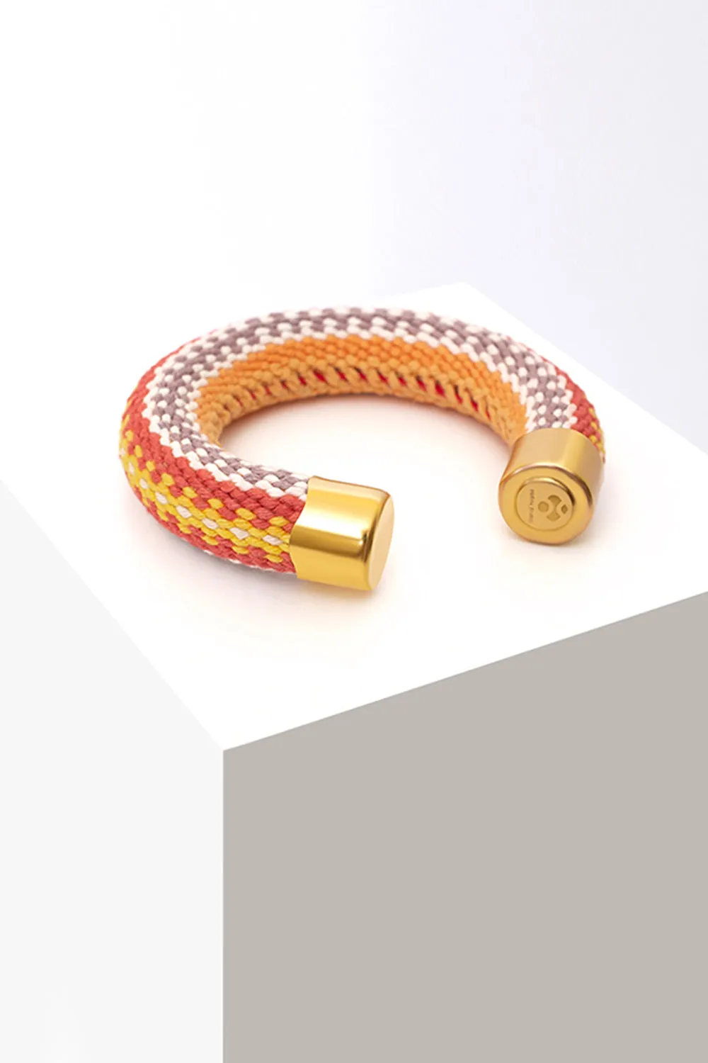 Thick Artisan Round Bracelet - Luxury Textured Statement Piece sold by Folklore Shop product image thumbnail 3