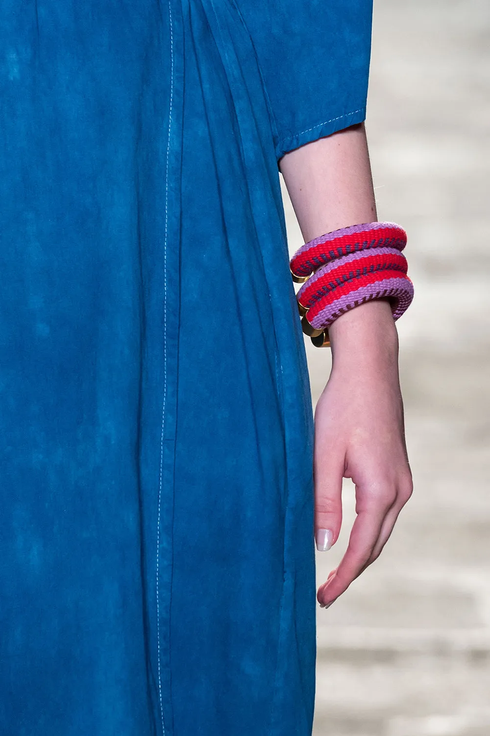 Thick Artisan Round Bracelet - Luxury Textured Statement Piece sold by Folklore Shop