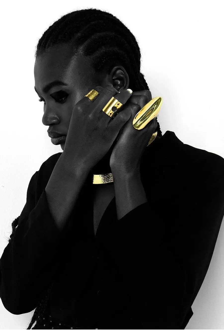 Folami Handmade Brass Ring sold by Folklore Shop product image thumbnail 4