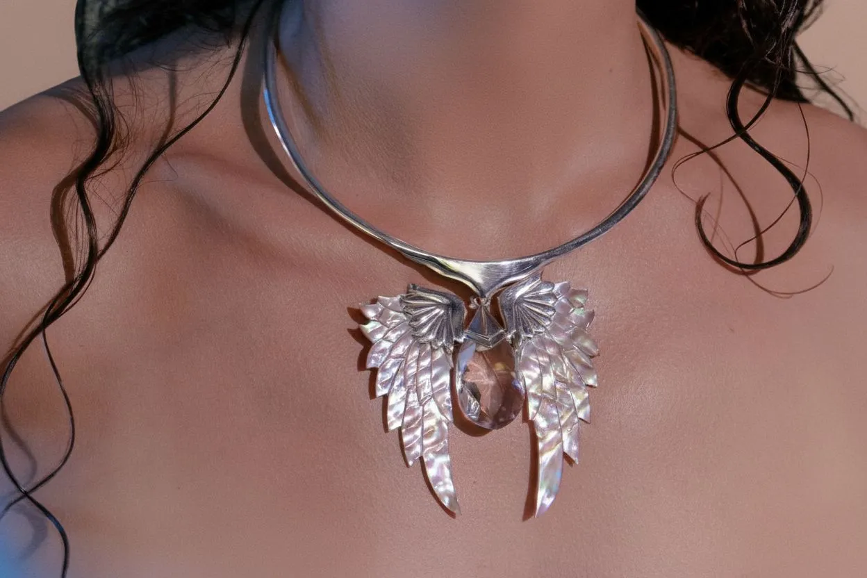 Pegasus Choker (Sterling Silver) sold by Folklore Shop product image thumbnail 2