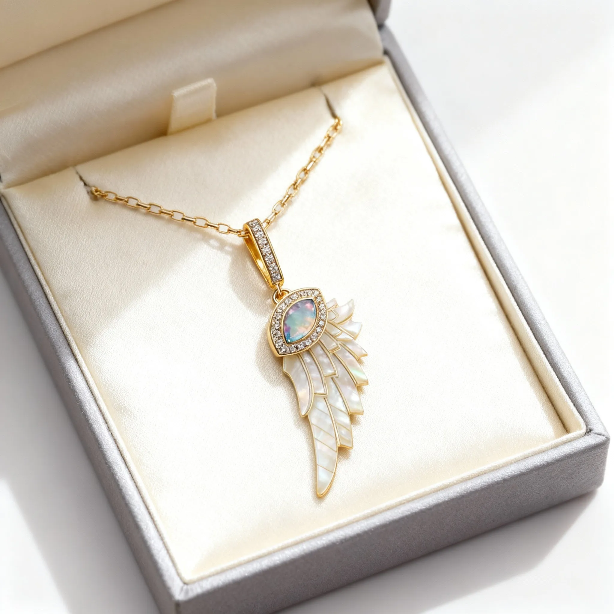 Etheria Necklace (Gold) sold by Folklore Shop product image thumbnail 2