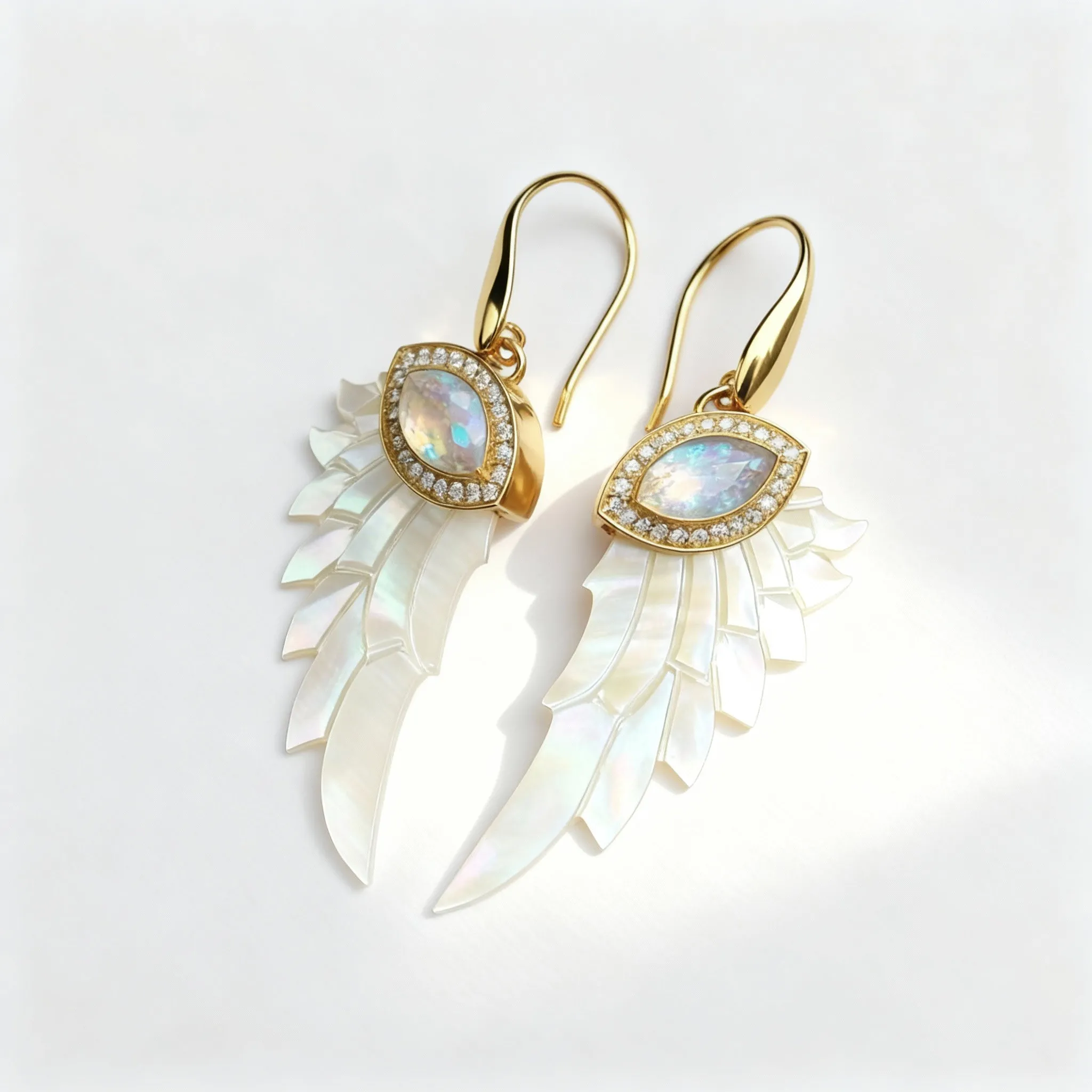 Etheria Earrings ( Petite, Gold) sold by Folklore Shop product image thumbnail 2