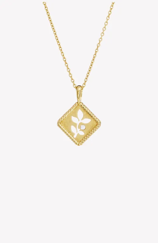 Olive Leaf Pendant Necklace sold by Folklore Shop