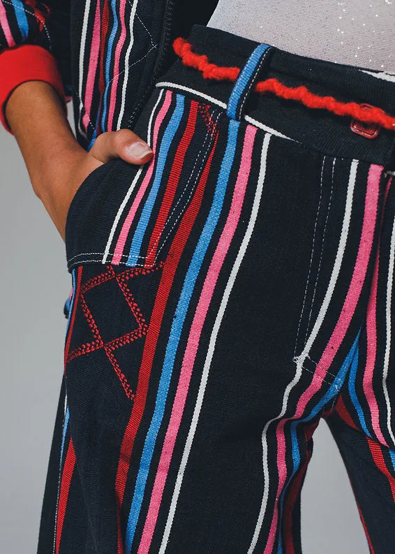 KEYS Denim-Style Wide-Leg Trousers sold by Folklore Shop product image thumbnail 2