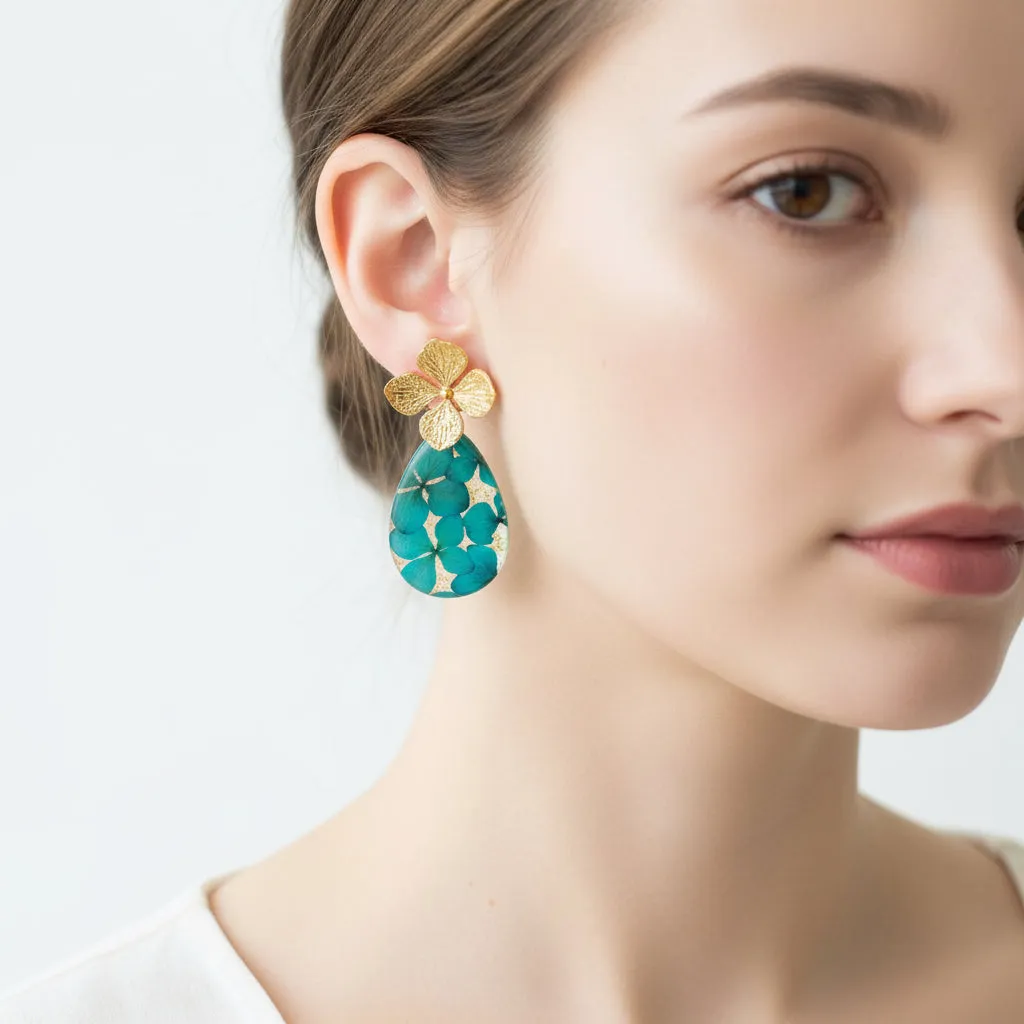 Golden Bloom Drops - L sold by Folklore Shop product image thumbnail 2