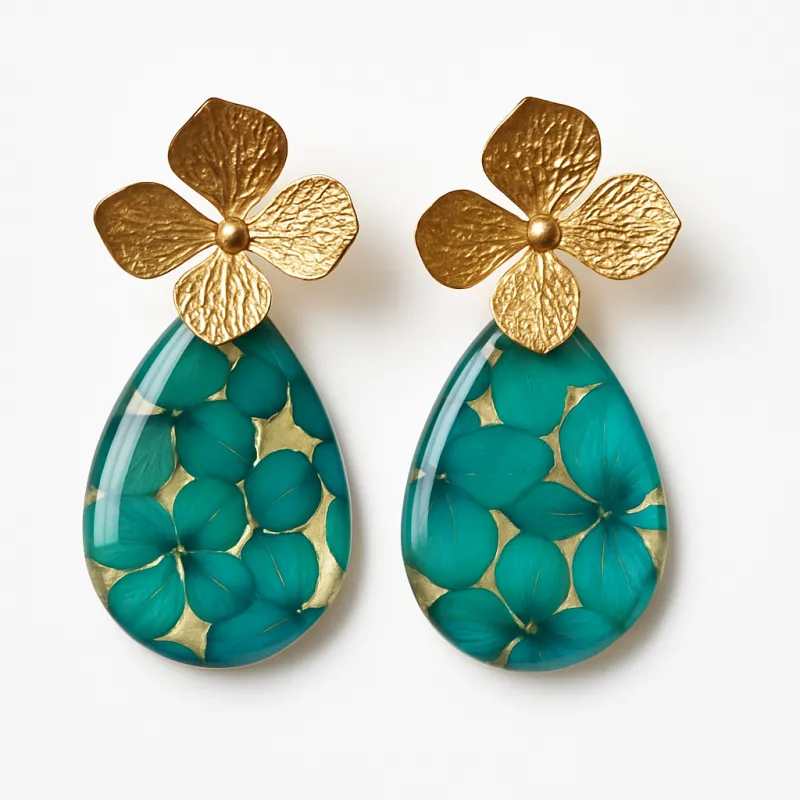 Golden Bloom Drops - L made by Folklore Shop