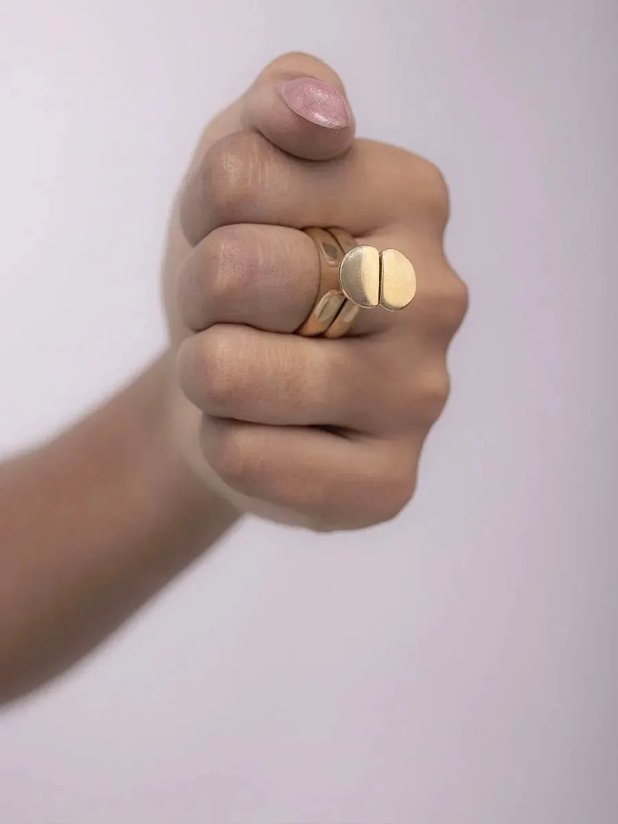 Zetu Brass Ring sold by Folklore Shop product image thumbnail 4