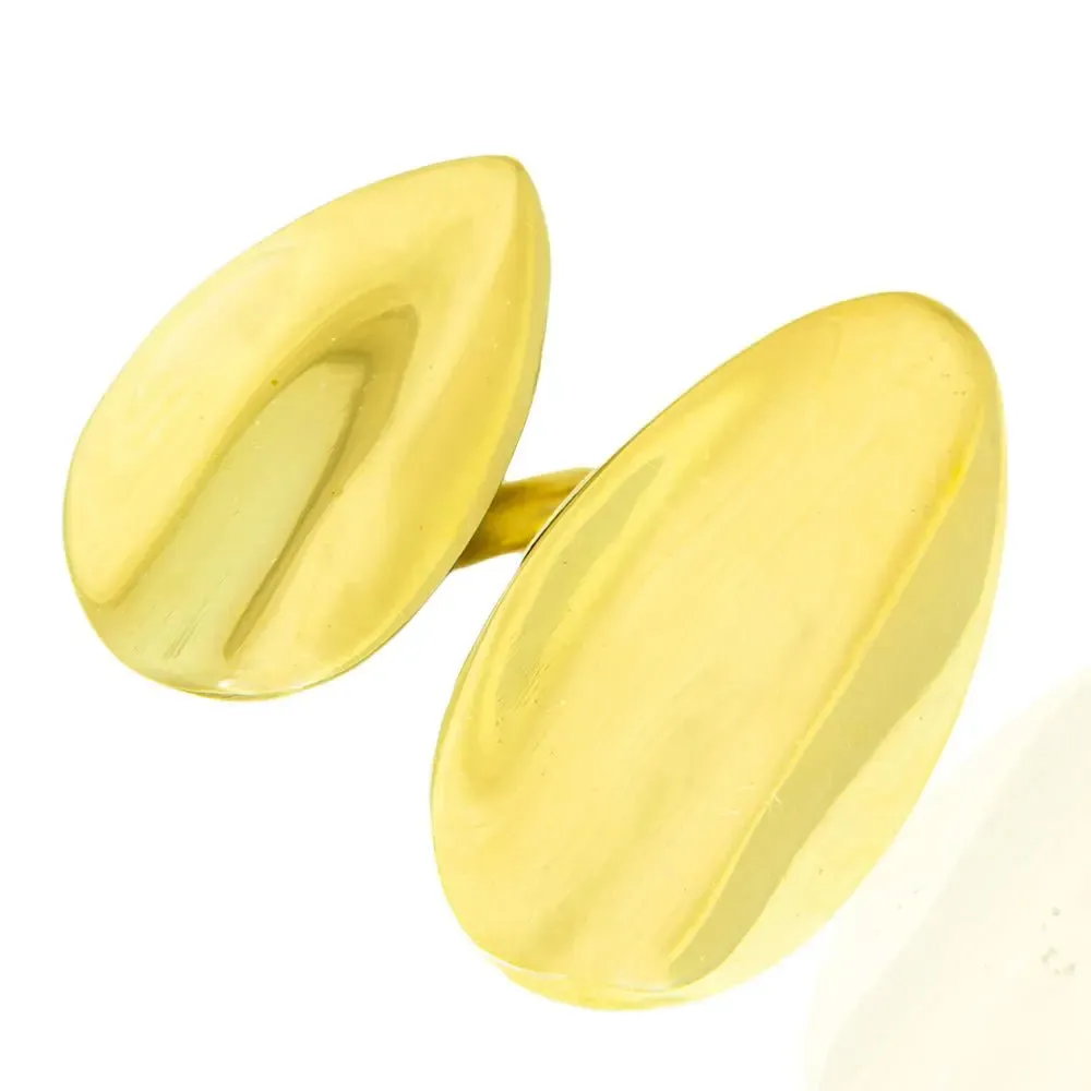 Tumi Brass Statement Ring sold by Folklore Shop