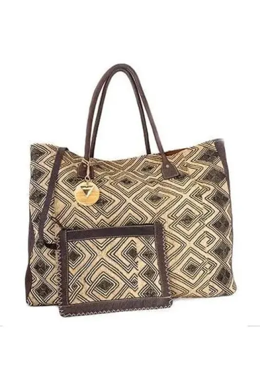 Stefania Kuba - Bakuba Cloth Bag sold by Folklore Shop
