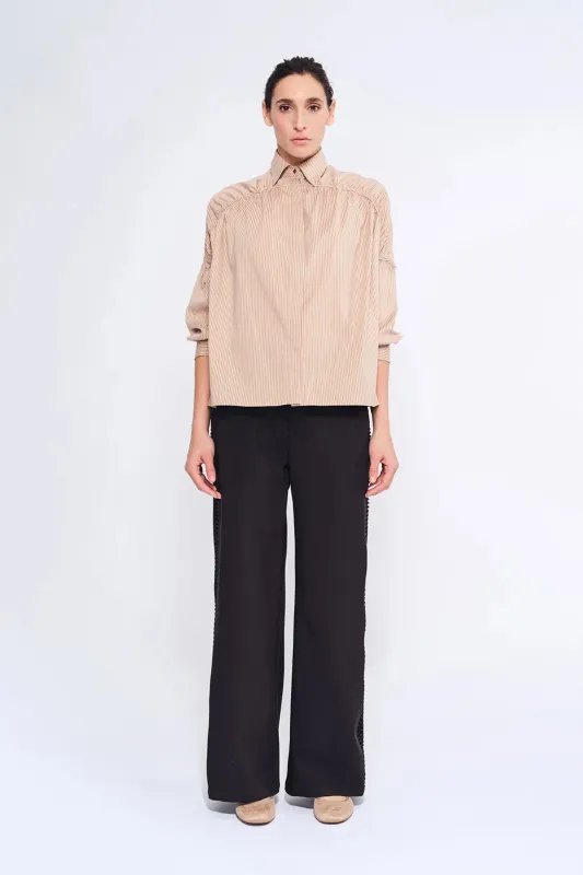 Star Ruched Shoulder Shirt sold by Folklore Shop