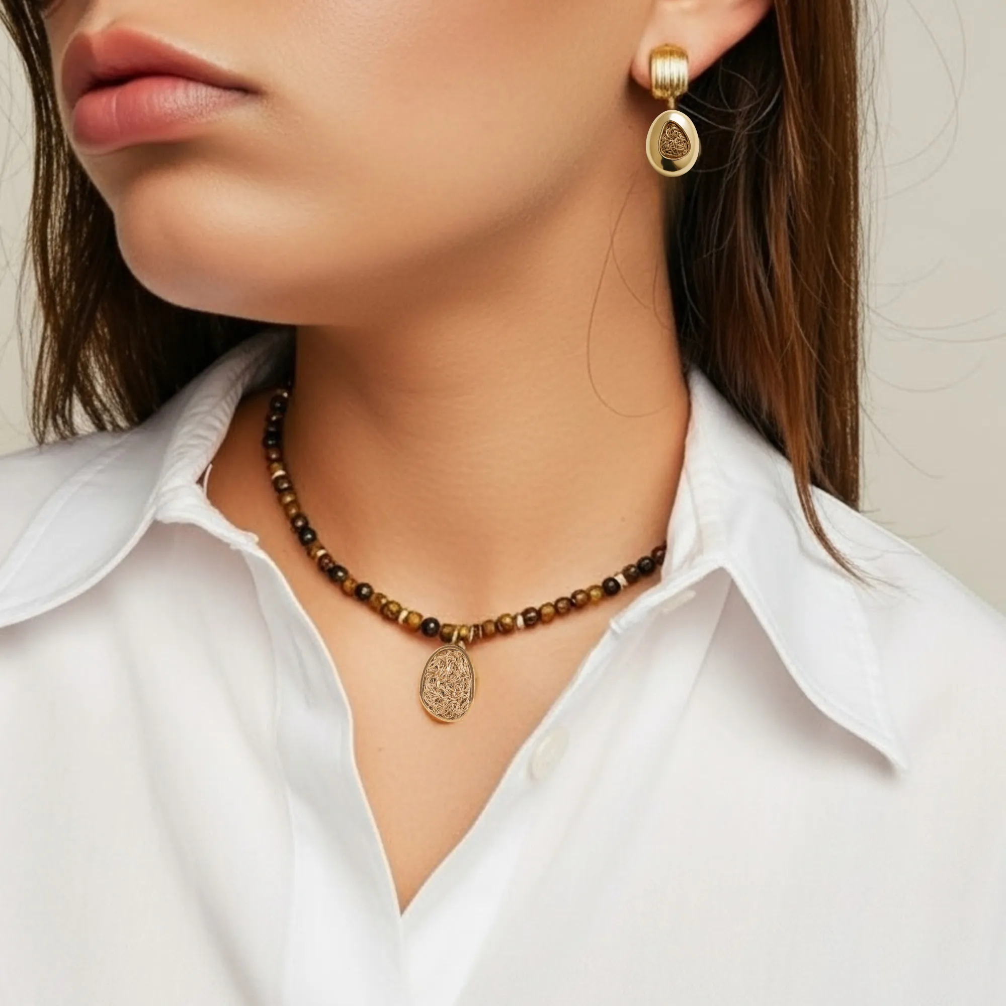 Aura Drop Earrings sold by Folklore Shop product image thumbnail 3