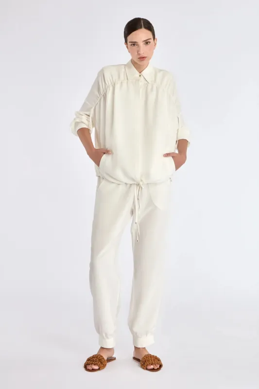 Ailani Linen Blend Jacket | Off White sold by Folklore Shop