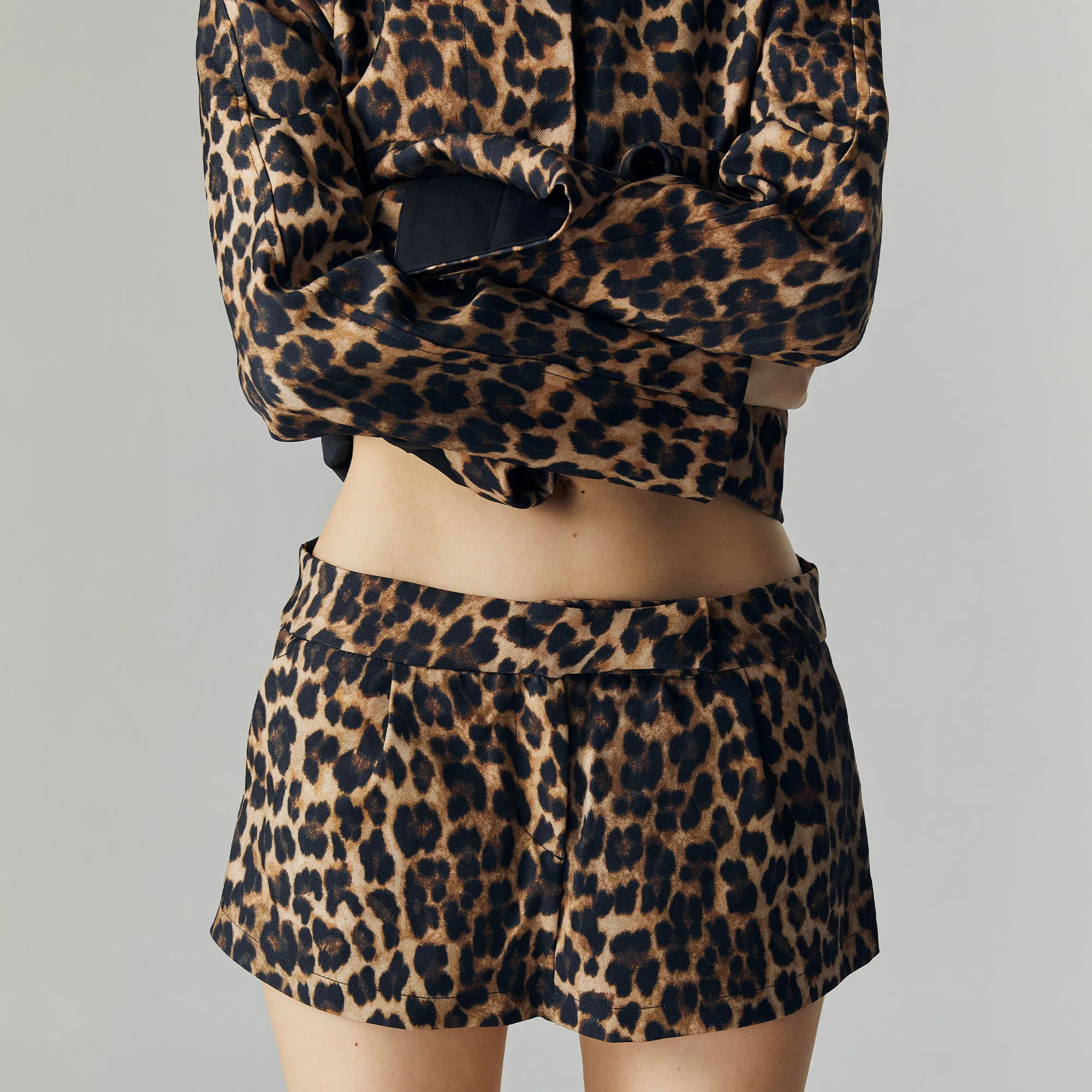 Livia Leopard Skort sold by Folklore Shop product image thumbnail 4